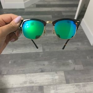 RAYBAN CLUBMASTER SUNGLASSES
